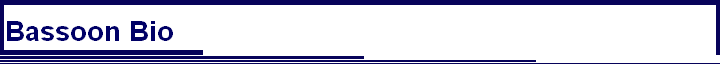 Bassoon Bio